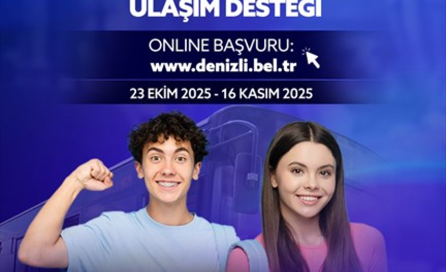 Denizli Büyükşehir Belediyesi'nden Gençlere ve Çıraklara Ulaşım Desteği
