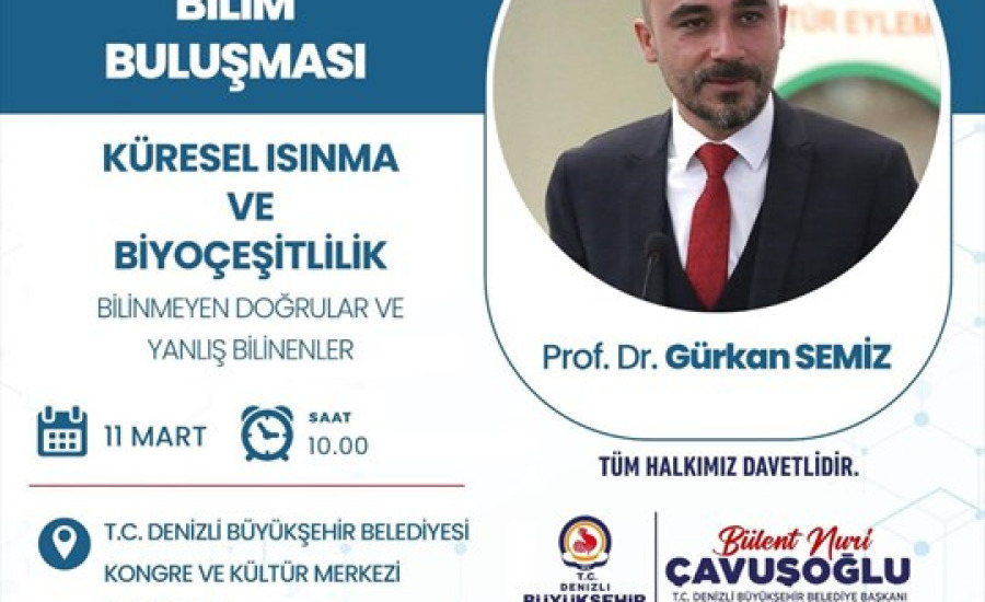 Denizli Büyükşehir Belediyesi'nden Gençler İçin Bilim Buluşmaları Etkinliği